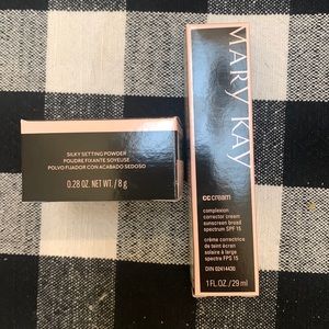 Mary Kay CC cream and silky powder duo